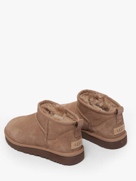 Boots Classic Ultra Mini Uit Leder Ugg Bruin accessoires - 01116109 ander zicht 2
